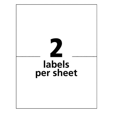 Buy LabelMore Half Sheet Self Adhesive Shipping Labels For Laser