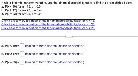 Solved If X Is A Binomial Random Variable Use The Binomial Chegg