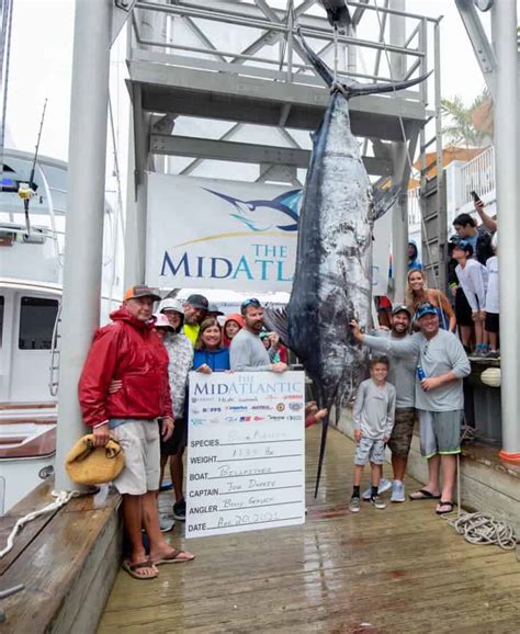 Monster Blue Marlin Breaks Md Record Chesapeake Bay Magazine