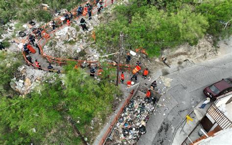 Limpia Monterrey Tiradero Clandestino Retira Toneladas De Basura