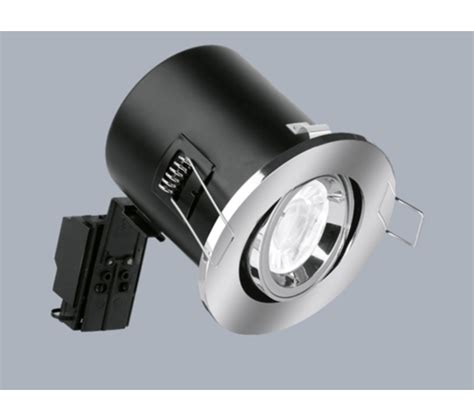 Aurora Gu Compact Fire Rated Downlight Nickel Adjustable Ledvista