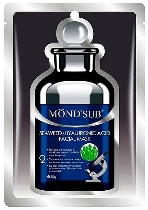 Mond Sub Seaweed Hyaluronic Acid Facial Mask Nawilżająca maska w