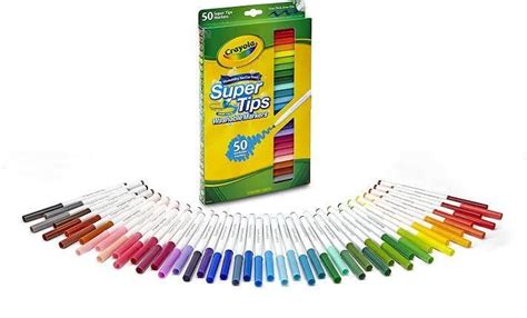 Plumones Super Tips Pzs Crayola Cajas Mayoreo Mercado Libre