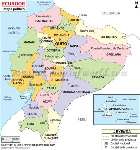 Mapa De Ecuador Ecuador Mapa