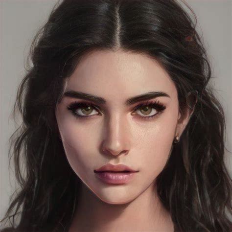 Artbreeder Portrait Female Character Inspiration Digital Portrait