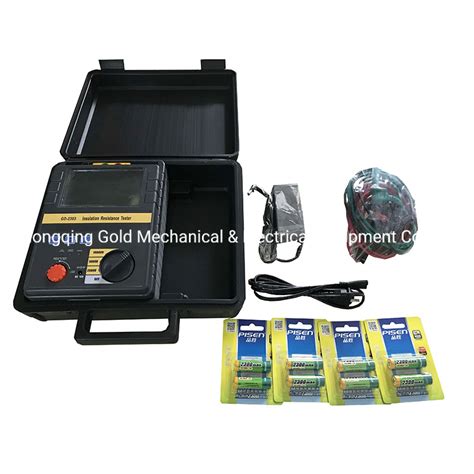 Digital Display And Analog Pointer Insulation Resistance Tester 5kv