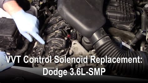 Vvt Control Solenoid Replacement Dodge 3 6l Youtube