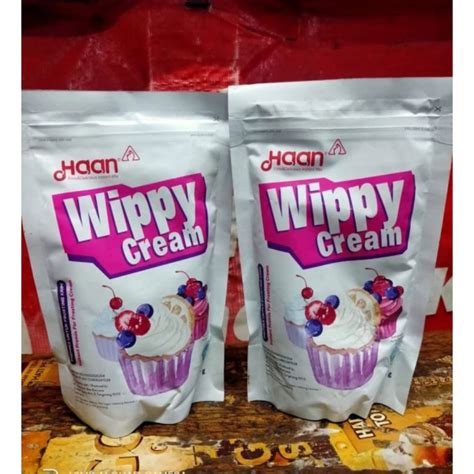 Jual Wippy Cream Haan Gram Whipping Cream Bubuk Shopee Indonesia