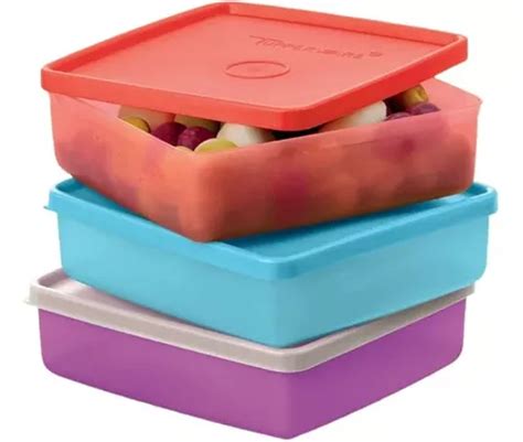 Tupperware Kit Refri Box Ml Laranja Azul E Roxo Mercadolivre