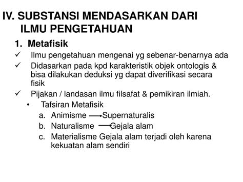 Ppt Ontologi Hakikat Apa Yang Dikaji Powerpoint Presentation