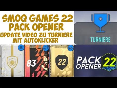 Smoq Games Pack Opener Turniere Mit Autoklicker Updated Video