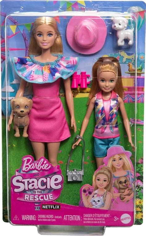 Barbie And Stacie To The Rescue Dolls And Pups Playset Ebay