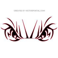 EYES VECTOR CLIPART.eps Free Vector Download | FreeImages