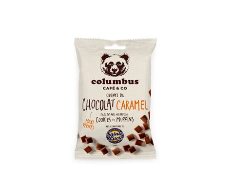 Chuncks Au Chocolat Caramel Sainte Lucie X Columbus Columbus Caf Co