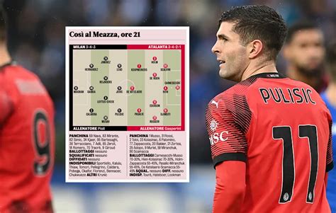 GdS Probable XIs For Milan Vs Atalanta Pioli Switching To 3 4 3