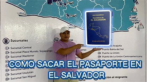 Como Sacar El Pasaporte En El Salvador Youtube