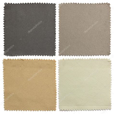 Set Of Fabric Swatch Samples Texture Stock Photo By Aopsan