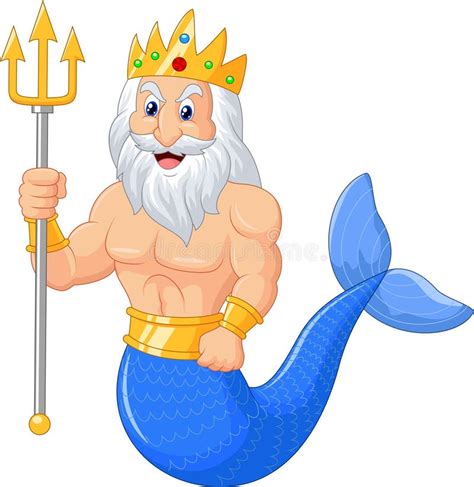 Poseidon Ilustra Es Vetores E Clipart De Stock Stock