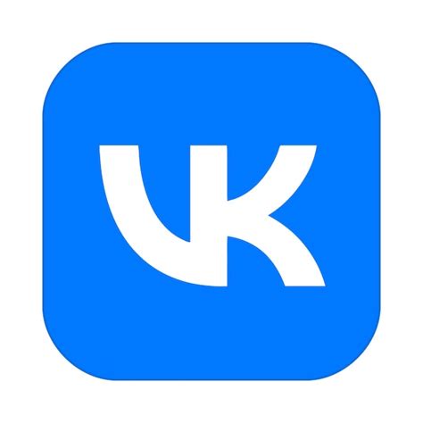 Premium Vector Vkontakte App Icon Vk Logo Popular Russian Sosial