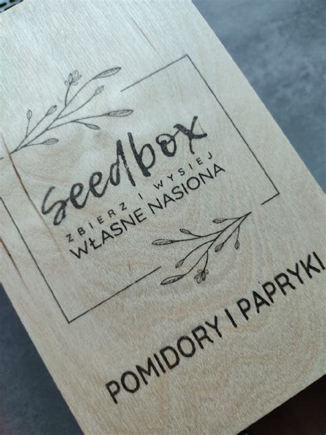 Seedbox POMIDORY I PAPRYKI Skrzynka Na Nasiona Kopienica Kup Teraz