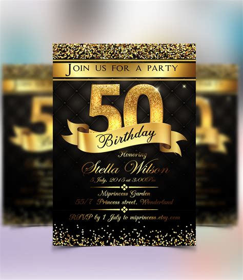 Birthday Party Invitation Flyer on Behance