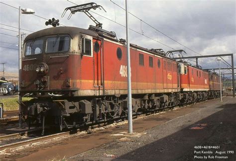 A Row Of Sra Nsw 46 Class Electric Locomotive Mainline Note The