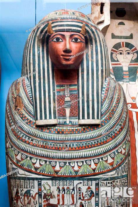 England, London, British Museum, Exhibit of Egyptian Mummies, Stock Photo, Picture And Rights ...