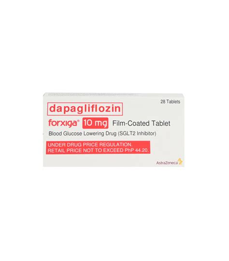 Rx Forxiga Dapagliflozin Fctab 10mg Fctablet