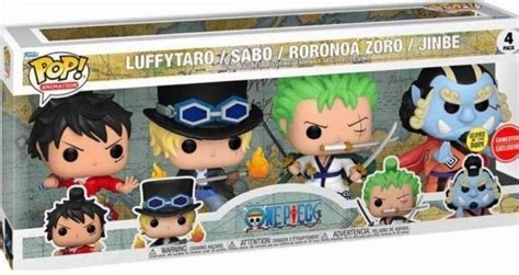 Funko Pop Animation One Piece Luffytaro Sabo Roronoa Zoro Jinbe