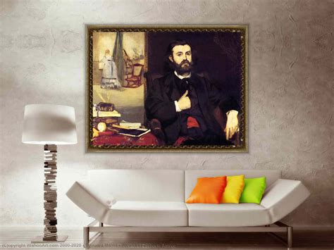 Museum Art Reproductions Portrait Of Zacharie Astruc By Edouard