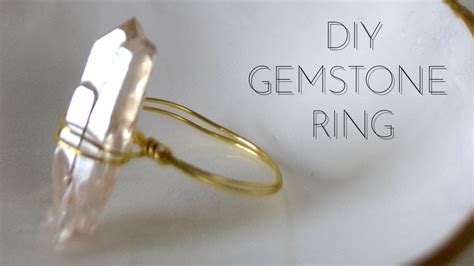 Diy Gemstone Ring Youtube