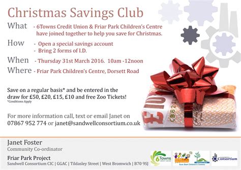 Christmas Savings Club at Friar Park! - Sandwell Consortium