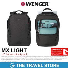 WENGER MX Light 16 Laptop Backpack 611642 กระเปาเปสำหรบคอมพวเตอร