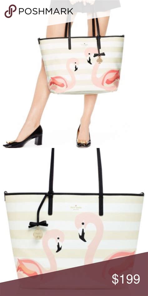 Kate Spade Flamingo Tote Kate Spade Flamingo Bag Kate Spade Strut Your Stuff Flamingo Tote Bag