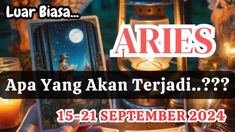 Aries Apa Yang Akan Terjadi Periode September Youtube