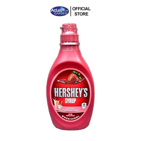 Siro D U Hershey S Syrup Strawberry Flavor G Shopee Vi T Nam