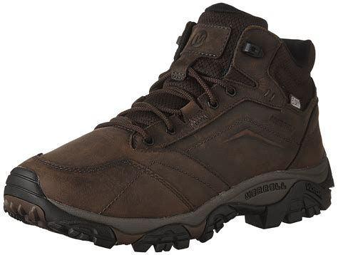 Merrell Mens Moab Adventure Mid Waterproof Hiking Boot 11 Dark Earth