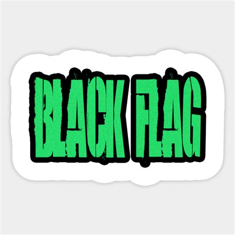 Black Flag - Punk Band - Sticker | TeePublic