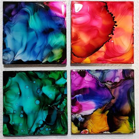 Some Of Our Favorite Alcohol Ink Techniques AcrylicPouring