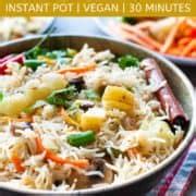 Easy Vegetable Pulao Recipe (Instant Pot and Stovetop) | Indian Ambrosia