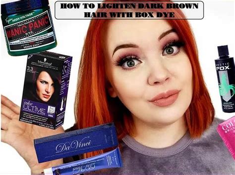 How To Lighten Dark Brown Hair With Box Dye Best Guide Cee Hair