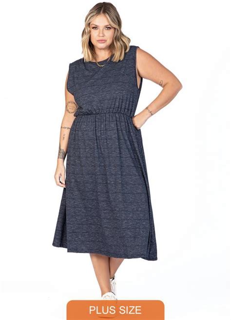 Vestido Feminino Plus Size Miranda Marinho Miss Masy Plus