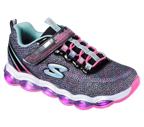 Kids Skechers Girls Glimmer Lights Low Top Blackmulti Size Little