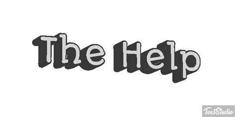 The Help Movie Animated  Logo Designs