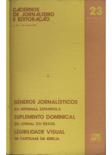 Sebo Do Messias Livro Gêneros Jornalísticos Na Imprensa Espanhola