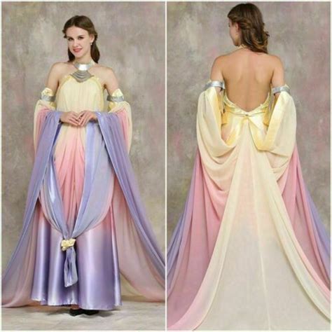 Star Wars Queen Padme Amidala Costume Cosplay Dress Ebay Star Wars