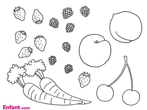 Coloriages De Printemps Fruits Et L Gumes