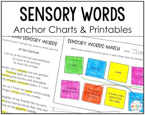 Sensory Details Esl Worksheet By Azizi Worksheets Library