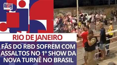 Fãs do RBD sofrem arrastões e assaltos no 1º show da nova turnê