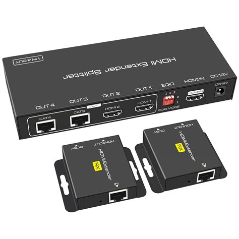 Vedindust Hdmi Extender Splitter In Out Extending Ft M